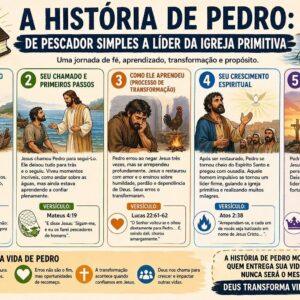 A História de Pedro: De Pescador Simples a Líder da Igreja Primitiva