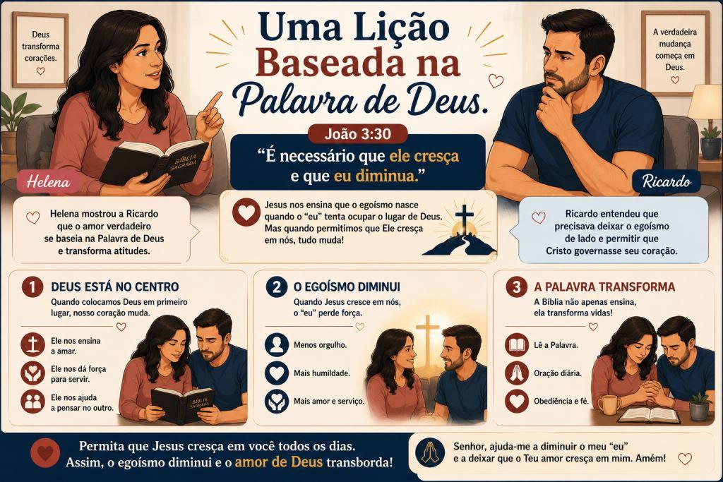 Liberte-se do egoímos com a Palavra de Deus